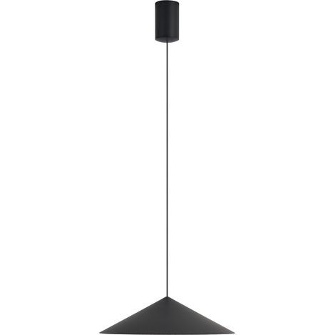 Suspension, Suspension CONO 30 cm Noir en Aluminium, MANTRA (1/5)