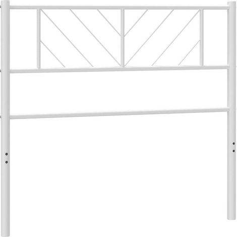 Maison Exclusive - Ersatz-Kopfteil Metall Weiß 75 cm