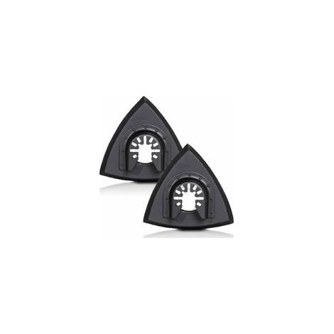Patins de ponçage triangulaires universels - Velcro, (2 pièces) (1/4)