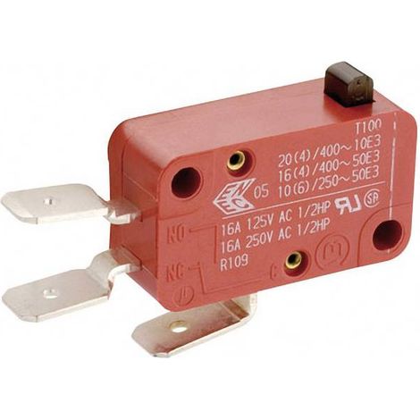 Marquardt Microinterruttore 01004.1001-01 250 V/AC 8 A 1 x On / (On) Momentaneo 1 pz.