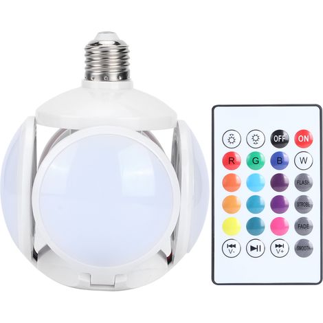Lampe LED Bluetooth RGB en forme de football, éclairage d'ambiance pour fête, décoration domestique, 100-240V (1/5)