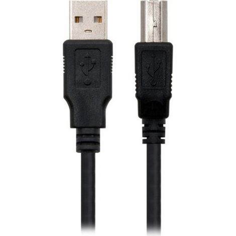 Câble d'imprimante usb 2.0, type a/m-b/m 1.0m noir (1/2)