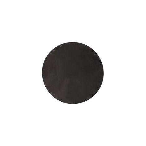 Tapis de cuisson rond en silicone noir 40 cm, antiadhésif, lavable et résistant à la chaleur, pour barbecue et cuisinière à gaz. (1/5)