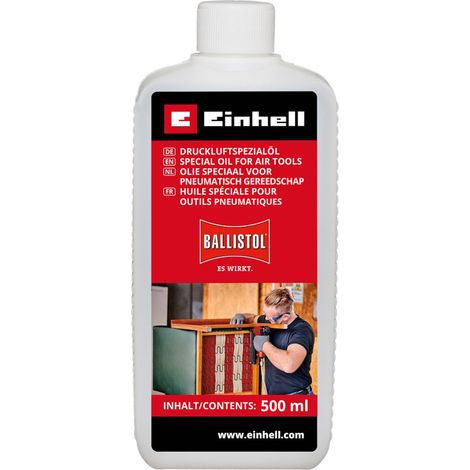 EINHELL Huile pour outils pneumatiques - 500 ml - huile spéciale sans résine