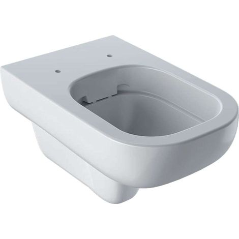 WC suspendu Geberit Smyle sans rebord blanc lxhxp 350x340x540mm (1/3)