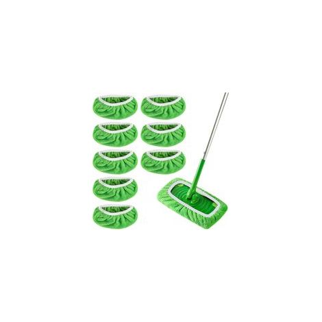 Serpillères Humides pour Swiffer, Lot de 8, Haute Absorption de Saleté, Utilisation Humide et Sèche pour Nettoyage Efficace
