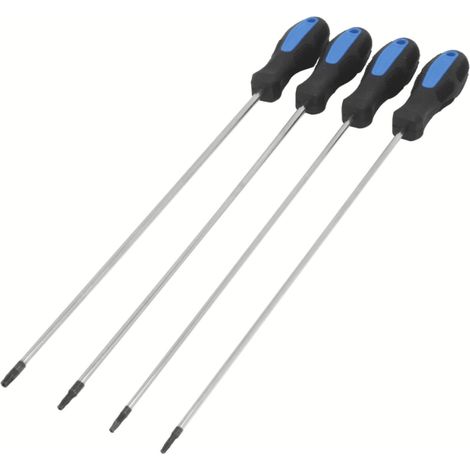 CACCIAVITI CACCIAVITE GIRAVITE LUNGHI PUNTA MAGNETICA TORX 4 PZ 450mm SSTsa