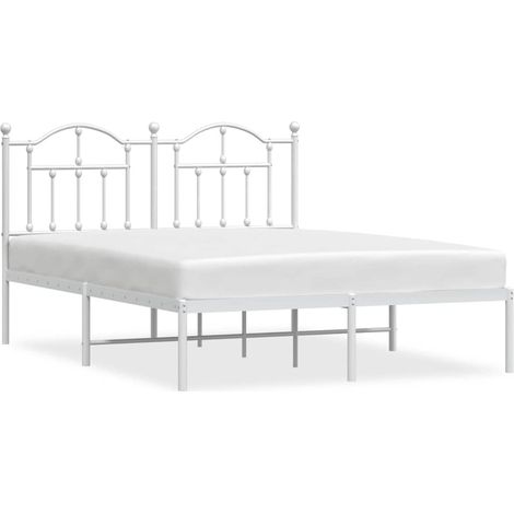 Maison Exclusive - Estructura cama sin colchón con cabecero metal (1/5)