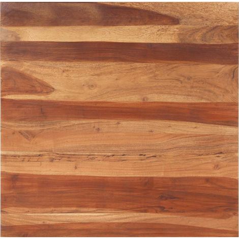 Plateau de Table, de Bureau, Table à Manger Bois solide 15-16 mm 80x80 cm vidaXL