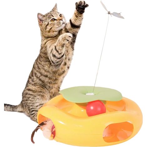 Jouet Automatique pour Chat - Jouets Interactifs Électriques avec Papillon (1/5)