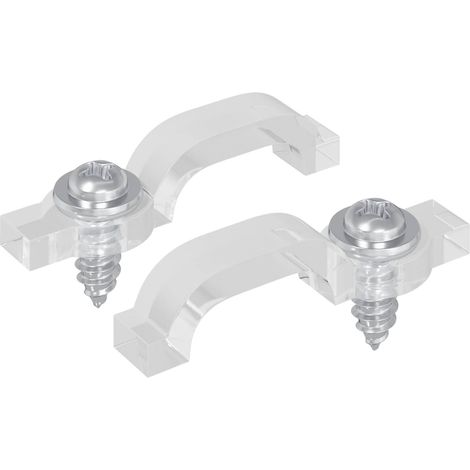 Clips de bande LED 2 pcs Transparent 23,8 x 7,3 x 4,3 mm