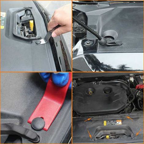 1 set, color as shown, material: plastic car fastener clip set (with box), 620. (1/5)