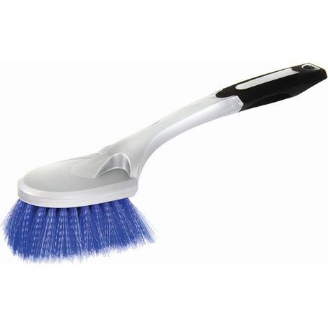 Spazzola per cerchi di grandi dimensioni con manico, LAVAGGIO CERCHI DELICATI FLESSIBILE 36 CM