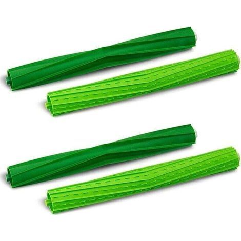 Rotolo spazzola di ricambio per aspirapolvere iRobot Roomba S9 (9150), S9+, S9 Plus (9550) serie S - Doppia spazzola in gomma (colore: grigio) (1/3)