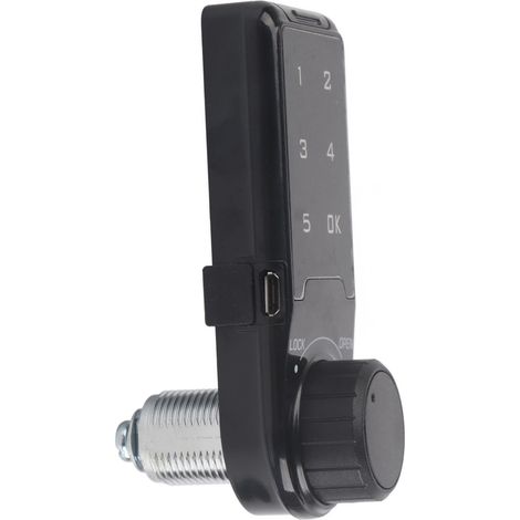 Touch-Tastatur, Passwort-Schlüssel, Zugangsschloss, digitales elektronisches Sicherheitsschloss, codiertes Schließfach, L=30 mm (1/5)