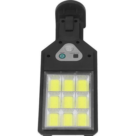 Solarbetriebene Bewegungsmelderleuchte, IP64 wasserdicht, hochempfindliche weiße COB-Beleuchtung, mit Fernbedienung, Infrarotsensor für den Außenbereich (1/5)