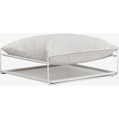 SKLUM Amaro Gartenpouf, umwandelbar in einen Beistelltisch Gardenia Weiß (1/5)