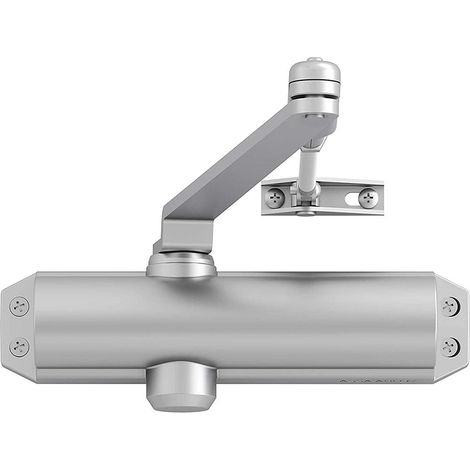 Tesa Assa Abloy DC120 ------EV1- DC120 Silver Ferme-porte à crémaillère sans dispositif de retenue