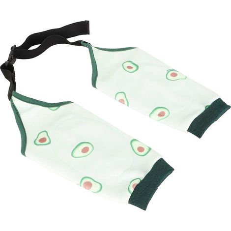 Attelle pour coude de chien, épaisse, douce et respirante, motif avocat, empêche le chien de lécher sa patte après une opération. (1/2)