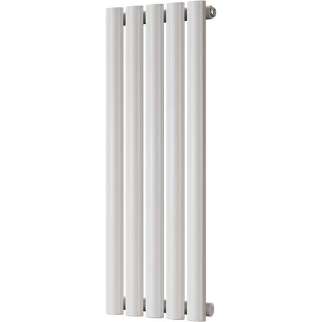 Omeara - White Designer Radiator H800mm x W290mm Single Panel (1/3)