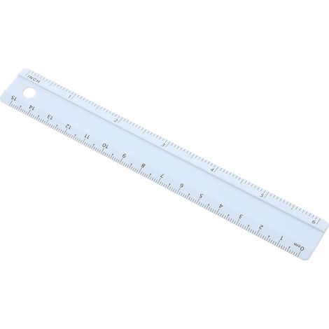 Règle Artibetter 15 cm en alliage d'aluminium, bleu clair, outil (1/5)