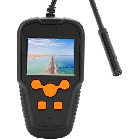 Endoscope industriel portable 2 MP avec écran HD 2,4 pouces, étanche, objectif 8 mm et caméra d'inspection jusqu'à 10 m (32,8 pi). (1/5)