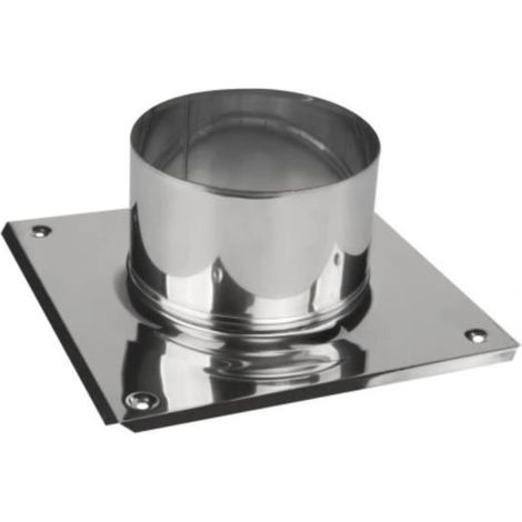 Base de cheminée Kratki kj31/160 acier résistant acide 160 mm (1/3)
