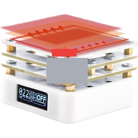 Station de préchauffage de soudure à plaque chauffante électrique Mini plaque chauffante PCB SMD carte plaque à souder réglable température constante outil de chauffage Station de préchauffage outils