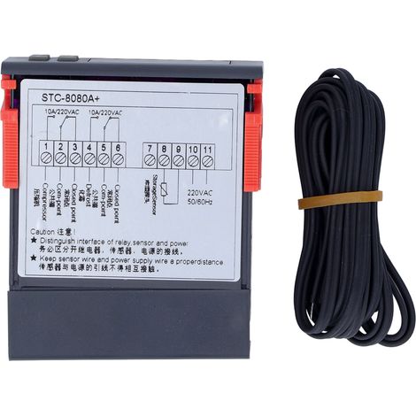 BERM Mikrocomputer 220VAC Digitalthermostat für Gefrierschränke, intelligenter digitaler Temperaturregler. (1/5)