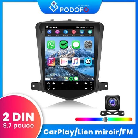 2Go+32Go Autoradio 2 Din Android 13 9,7 pouces avec Apple Carplay DSP GPS Bluetooth FM pour Chevrolet Cruze 2008-2015 (1/5)