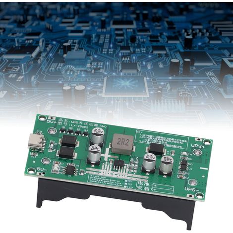 Onduleur haute puissance 15W 3A avec module de charge boost de batterie au lithium 18650 pour charge et décharge simultanées, alimentation sans interruption (9V). (1/5)