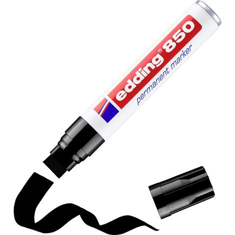 Edding 4-850-1-4001 Permanentmarker Schwarz wasserfest: Ja (1/5)