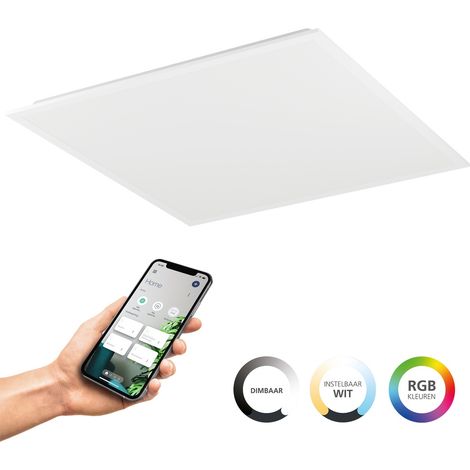 Plafonnier intelligent Moradillo-Z Carré blanc 59,5cm - 901514