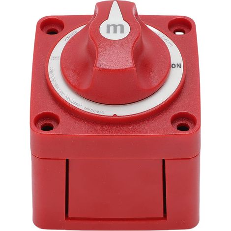 Interrupteur Principal de Coupure de Batterie 300A, Ignifuge, Interrupteur de Déconnexion de Batterie pour Voiture, Bateau, Remorque de Voyage (1/5)