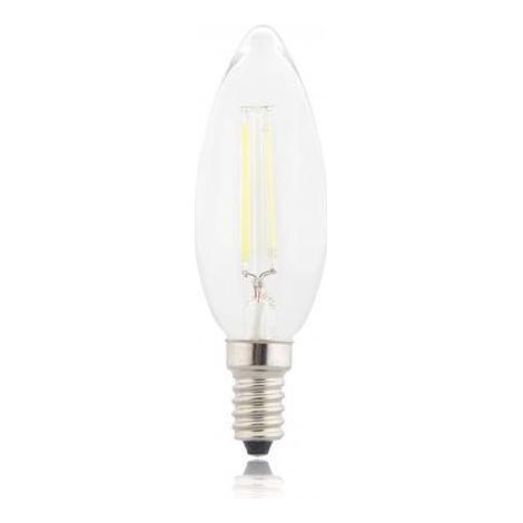 LED Lampe Filament E14 2,8W C35 2700K (1/4)