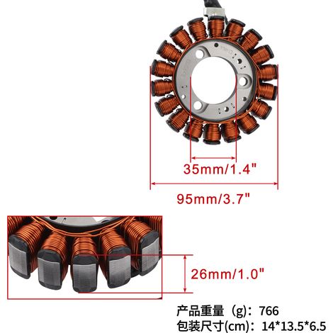 Zündspulen-Statoradapter Trx350 Te Tm Fm Fe Rancher 350 S Es 00-06 (1/4)