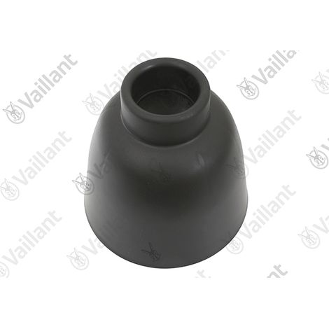 VAILLANT Capot d'évacuation des gaz avec clips de fixation Raccordement à 80 PP (rigide) 60/100 u.w. Vaillant-Nr. , 068956