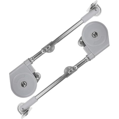Lot de 2 Amortisseurs de Porte Rabattable en Alliage de Zinc Tige de Traction pour Armoire Support de Porte Retourné pour Placard Mural et Coiffeuse Installation Solide et (1/5)