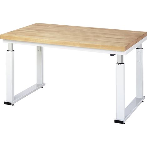 STIER Elektrisch Höhenverstellbare Werkbank Premium BxTxH 1500x900x740-1140 mm (1/5)
