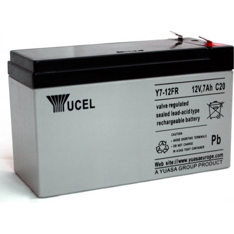 Batterie Plomb 12V 7Ah Yuasa (151X65X98) (Y712FR)