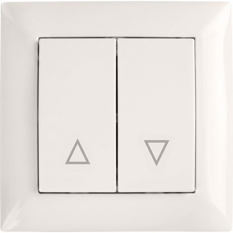 Toolight Venetian Blind Switch With Frame Oste Jnh009-w Beige (1/5)