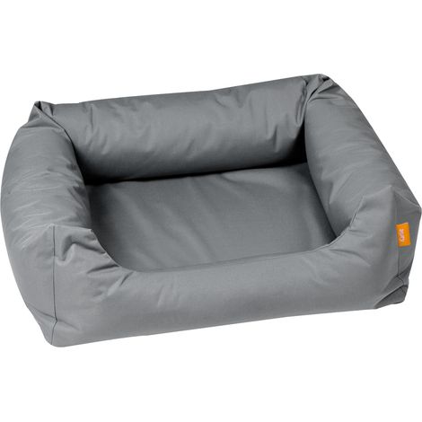 Letto per cani K&F, sogno quadrato, grigio L: 100 cm AN: 80 cm a: 25 cm