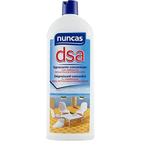 SGRASSANTE CONCENTRATO CON AMMONIACA 1 LITRO NUNCAS DETERGENTE (1/5)