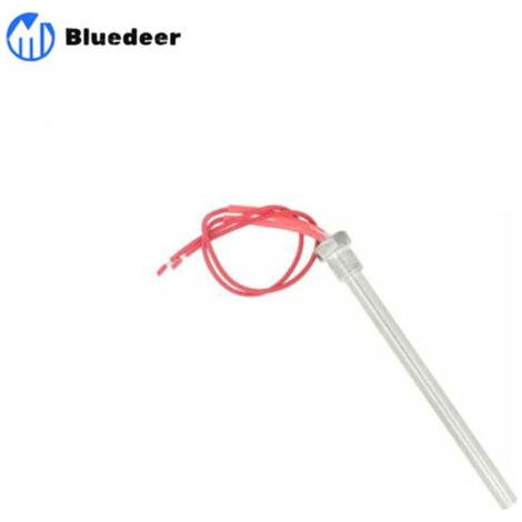 INDUSTRIAL Bougie Allumage Poele à Granulés Resistance Poele Pellets Longueur: 150 mm Diamètre: 10 mm Puissance: 300 W Tension: 220 V Chaleur Rapide (1/4)
