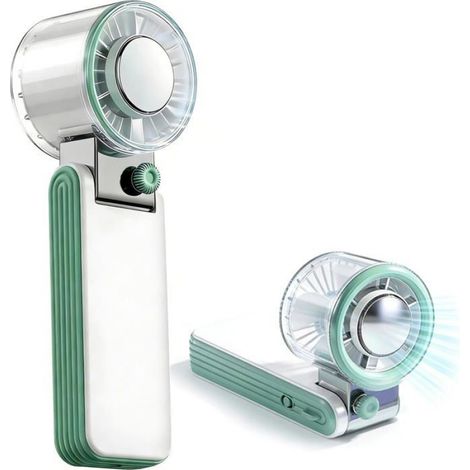 Ventilateur - 3600 mAh - Rechargeable Sur Batterie - Pour Bureau Maison Jardin - 1 Unite (1/5)