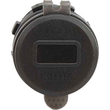 Prise de charge pour voiture QC 3.0 12V à charge rapide, double port USB avec affichage de la tension pour camions, fourgonnettes et camping-cars (1/5)
