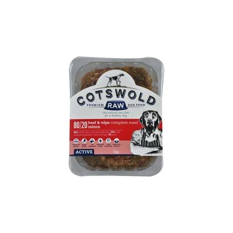 Cotswold Raw Active Mince Beef & Tripe - 1kg - 384056
