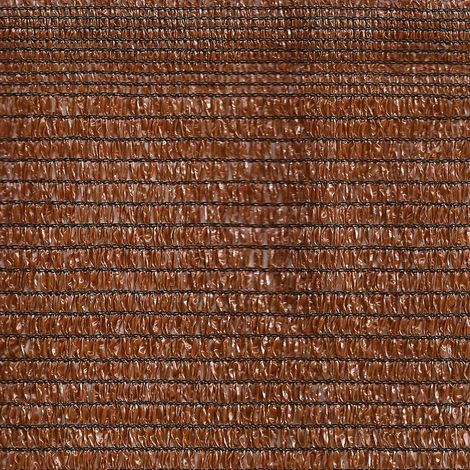 Malla De Sombreo Color Marron- Medida 2 Alto X 25 m Largo