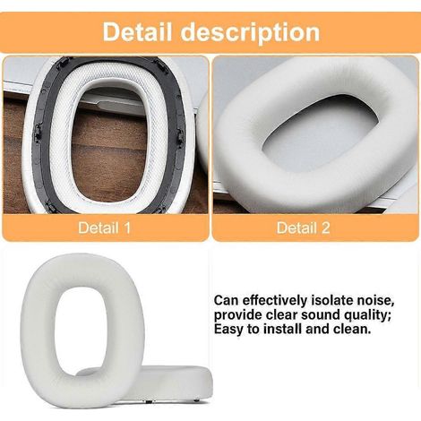 Coussinets d'oreille confortables pour casques Bowers PX8 et PX7 (coussinets en mousse) (1/4)