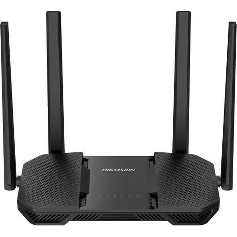 Hikvision DS-3WR12GC-H routeur sans fil Gigabit Ethernet Bi-bande (2,4 GHz / 5 GHz) Noir (1/5)